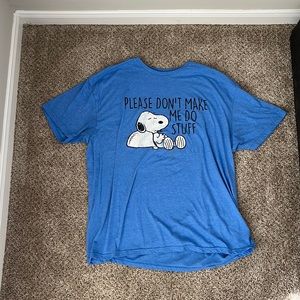 Peanuts Hybrid 2XL Snoopy Funny Shirt